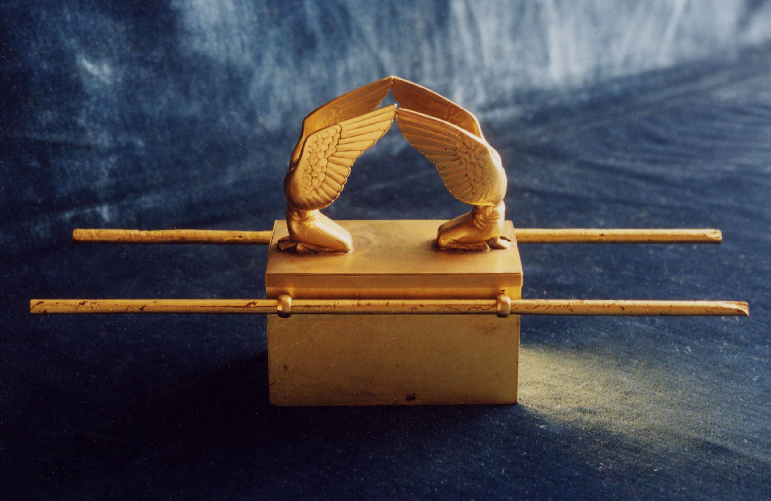 Scale model of the Ark of the Covenant in the Ancient Near East gallery.