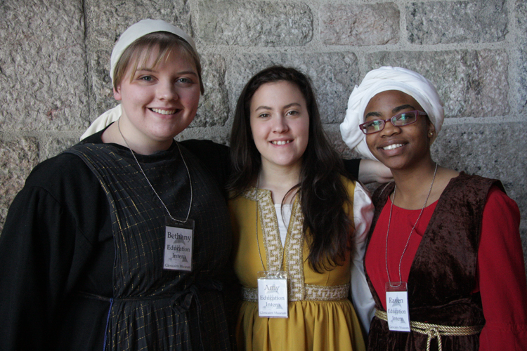 Glencairn 2011-2012 Interns at Medieval Festival