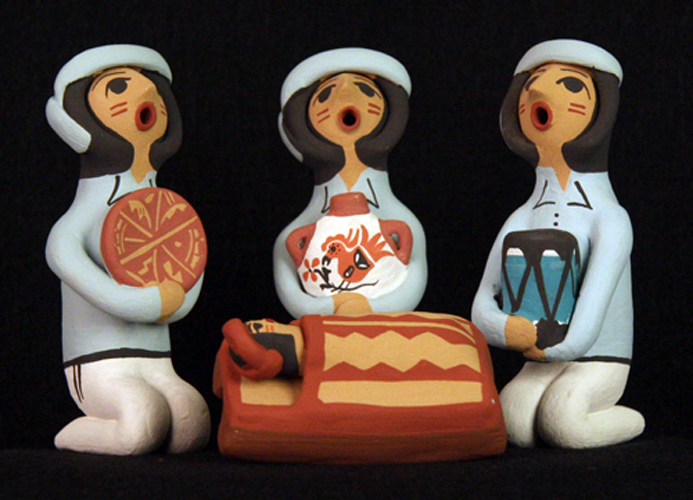 Wise Men from Jemez Pueblo Nativity Set