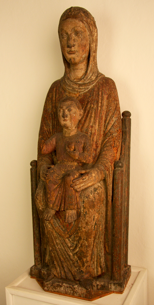 Twelfth-Century Statue of Mary and the Christ Child