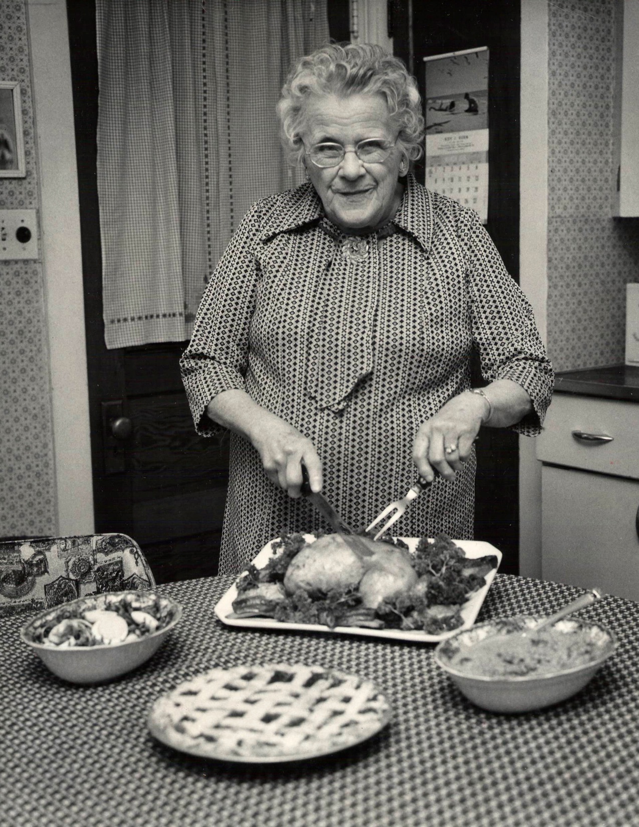 Figure 5: Gladys M. Lutz (1909-2007) has been called “the Grandma Moses of the Lehigh Valley.” Twelve of her acrylic paintings on wood belonging to her series, “An Old Fashioned Pennsylvania German Christmas,” are currently on loan to Glencairn Museum. The traditions she illustrates are drawn from her childhood memories. Photo courtesy of the Pennsylvania German Cultural Heritage Center at Kutztown University.