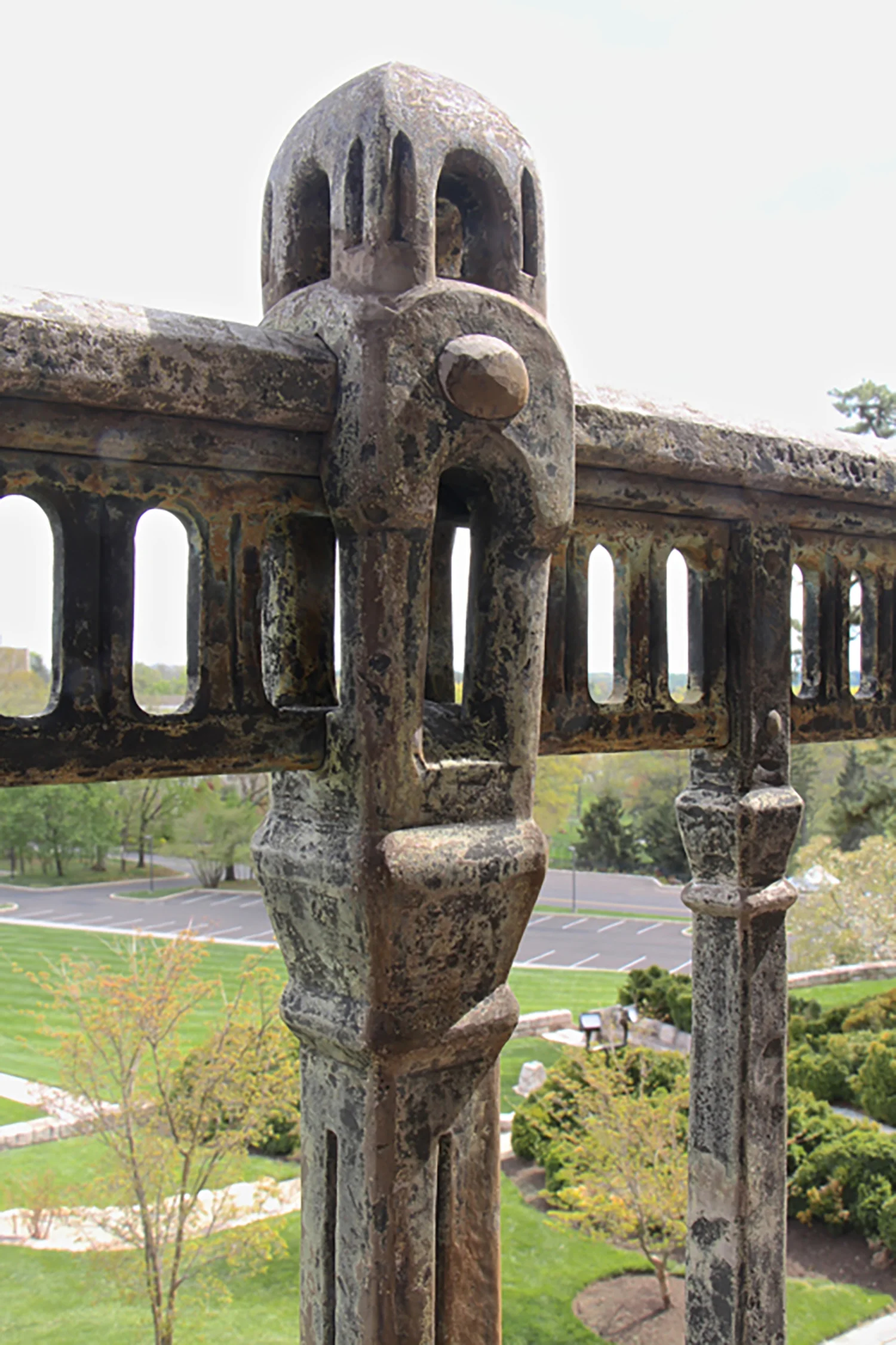 Figure 13: An architectural element on the third floor railing.