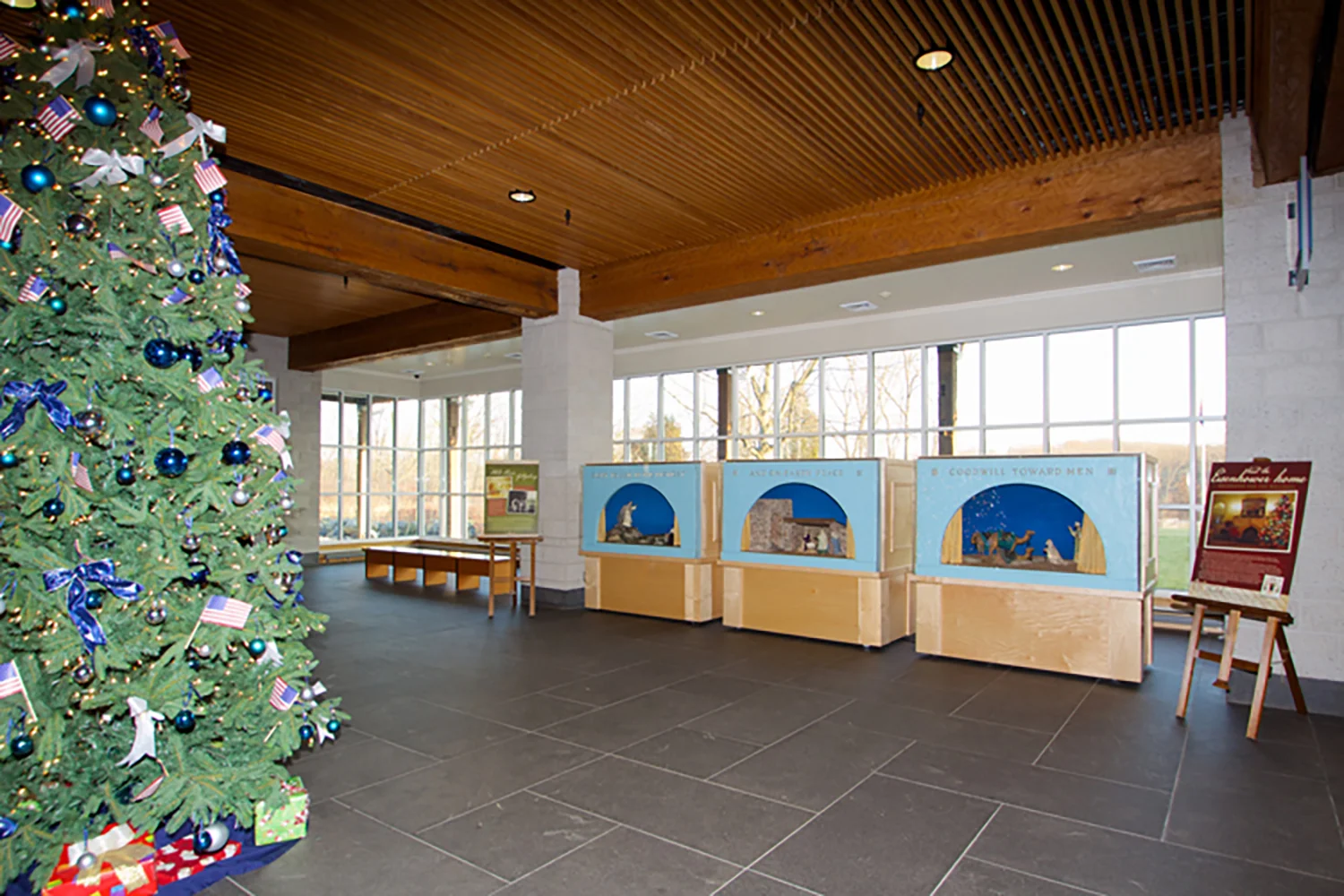 Figure 1: The White House Nativity scenes will be at the Gettysburg National Military Park Museum and Visitor Center through December 31. The exhibit is free and open to the public. Photo: Ed Gyllenhaal.