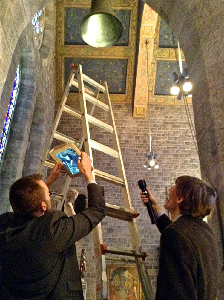 Figure 5: Examining Glencairn's Thirteenth-Century Bells