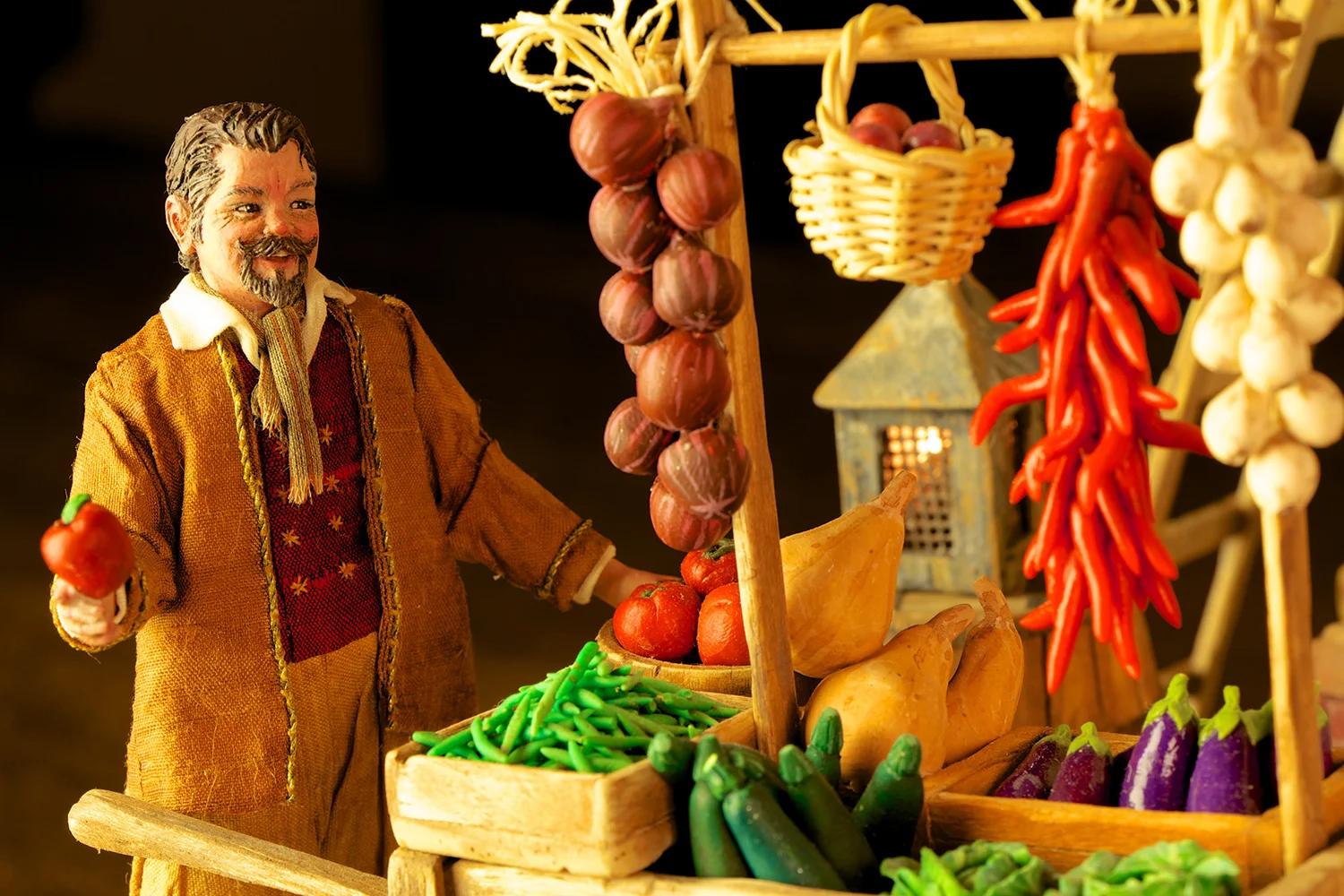 Figure 6: The fruit seller looks very familiar, having been designed by Karen to look like Michael.