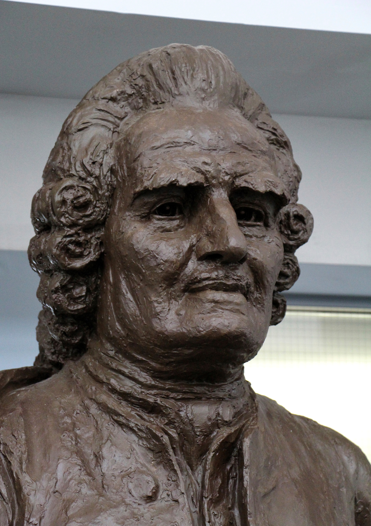 Figure 1: Plaster bust in the Swedenborg Library, Bryn Athyn.