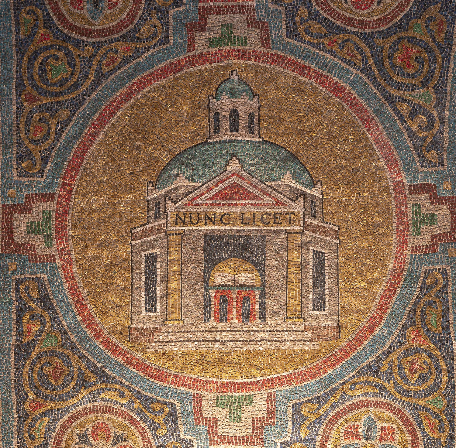 Figure 4: A temple, bearing an inscription in Latin ( Nunc licet , i.e., “Now it is Permitted”), represents the New Christian Church.