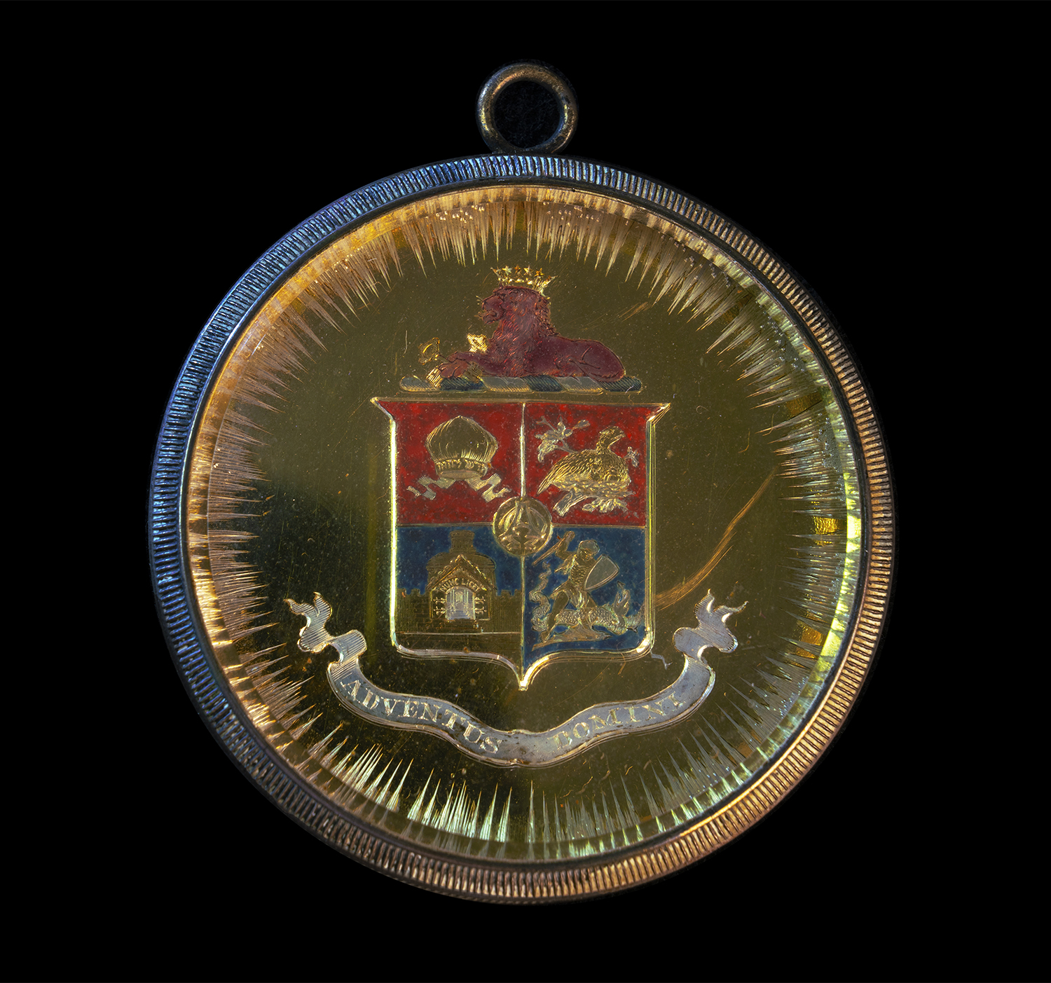 Figure 8: When the Academy Councillors were unable to agree on a drawing for the eagle above the shield, the idea of a lion was proposed by Councillor Walter C. Childs.