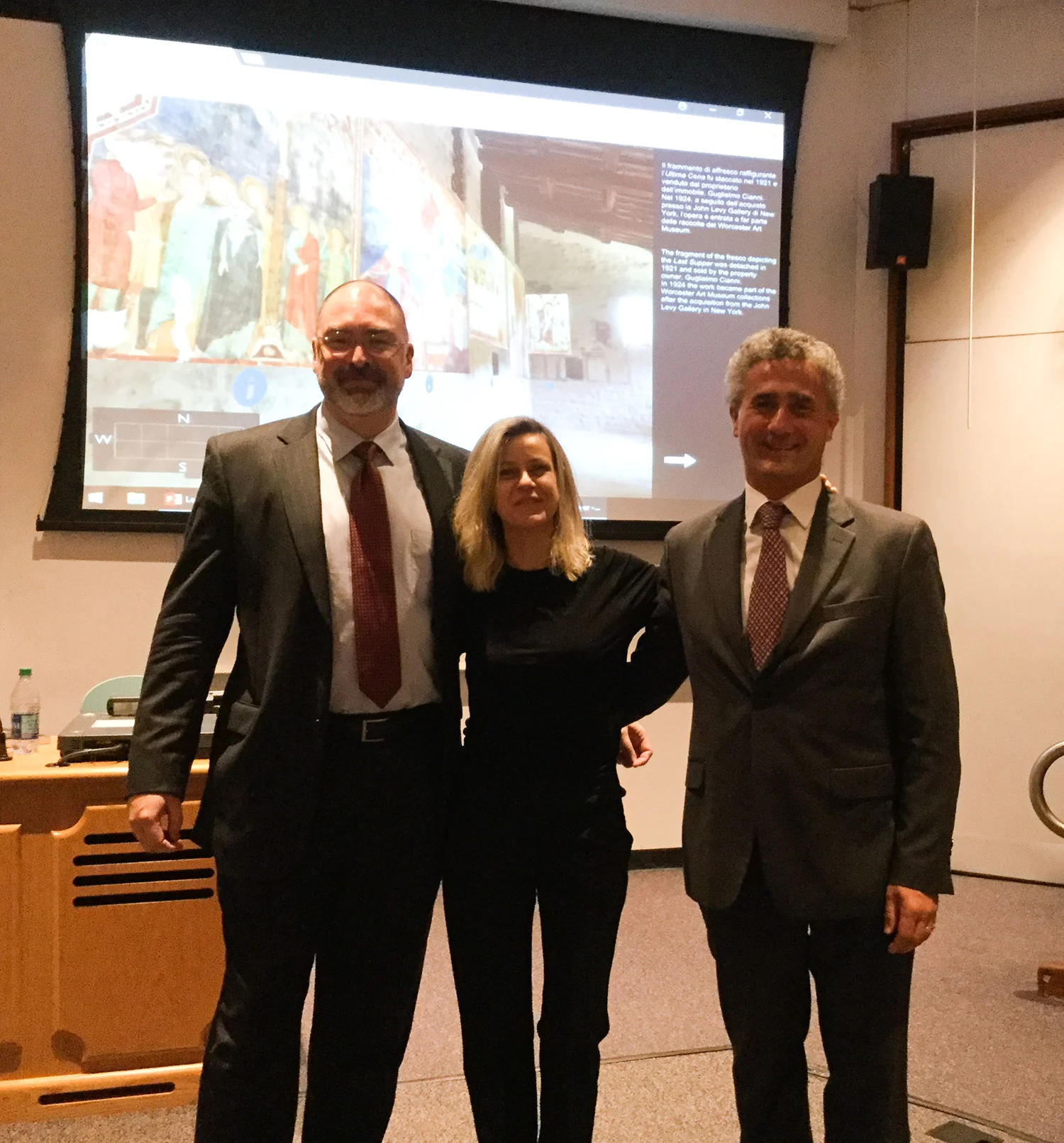 The Annunciation and Second Coming Frescoes