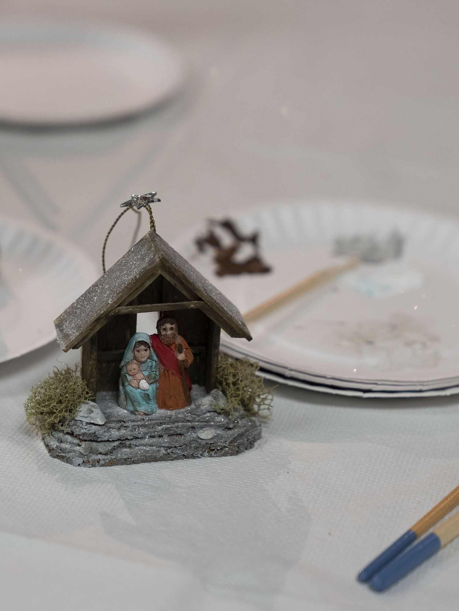 Figure 20: A Nativity project completed by one of the workshop participants.
