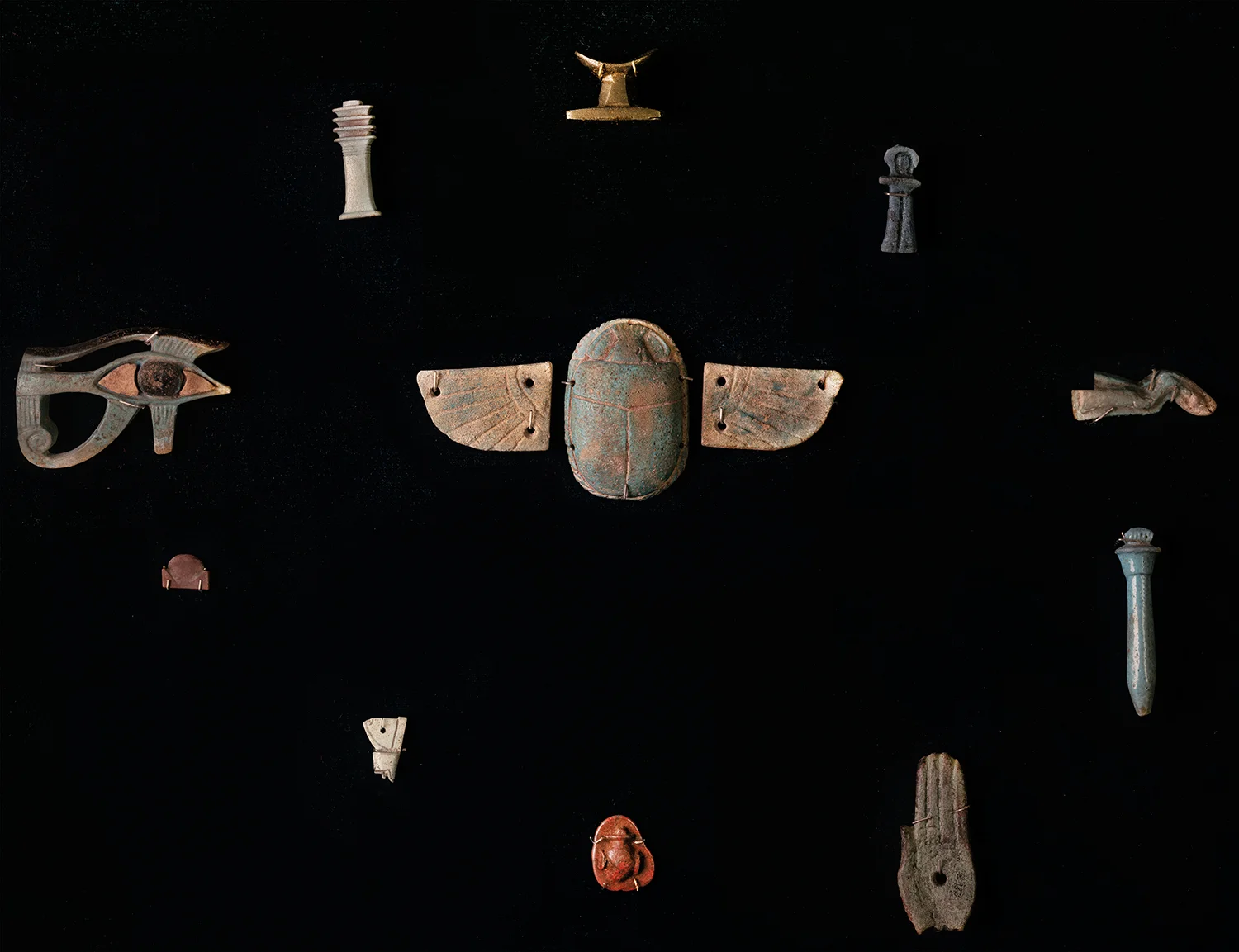 Figure 1: The Egyptians buried their dead with objects they believed would ensure a successful transition to the afterlife.