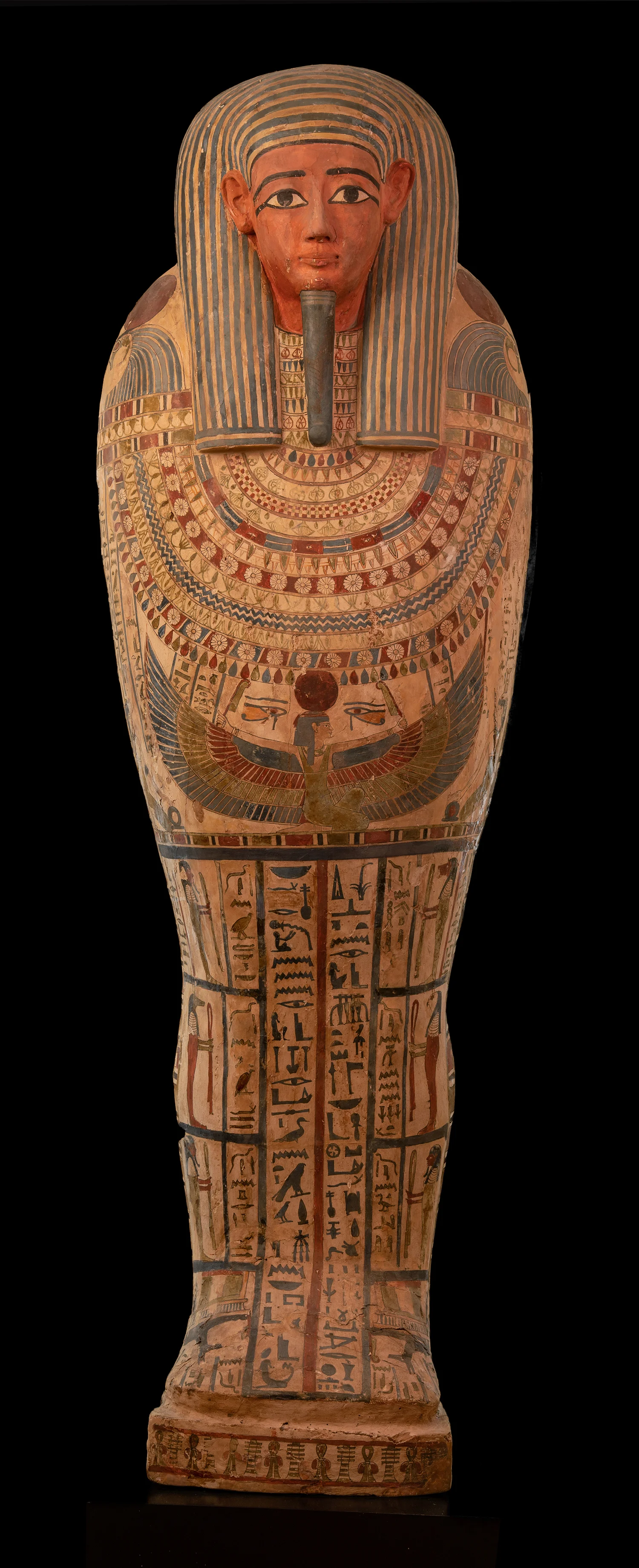 Figure 7: The beautifully painted coffin lid of Sema-tawy-iirdis (E1267).