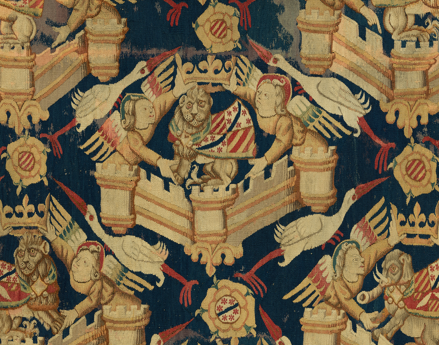 Figure 8: Heraldic Composition, ca. 1350–75. South Netherlandish. The Cloisters Collection, Rogers Fund (46.175).