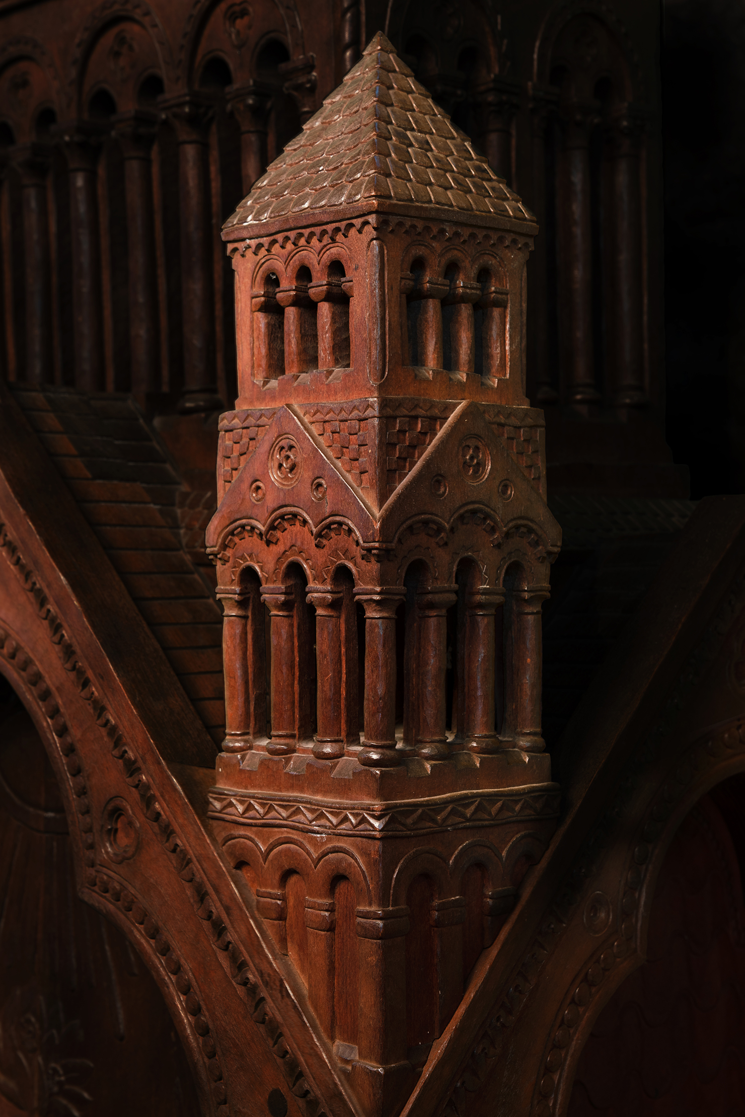 Figure 1: Raymond Pitcairn referred to his architectural philosophy—which includes the decorative arts—as building “in the Gothic way.”
