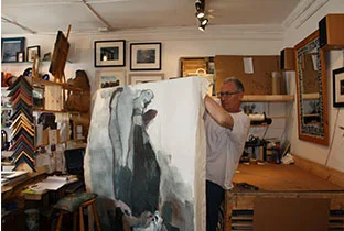 Canvas stretching.