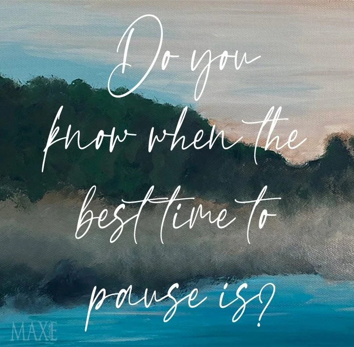 When life feels completely overwhelming, the most powerful thing you can do isn&rsquo;t to push harder. It&rsquo;s to pause. 🌿 

Take a &ldquo;Molly (insert your name) Pause.&rdquo; 😊

💗You don&rsquo;t need to force calm.

💗You just need to give 