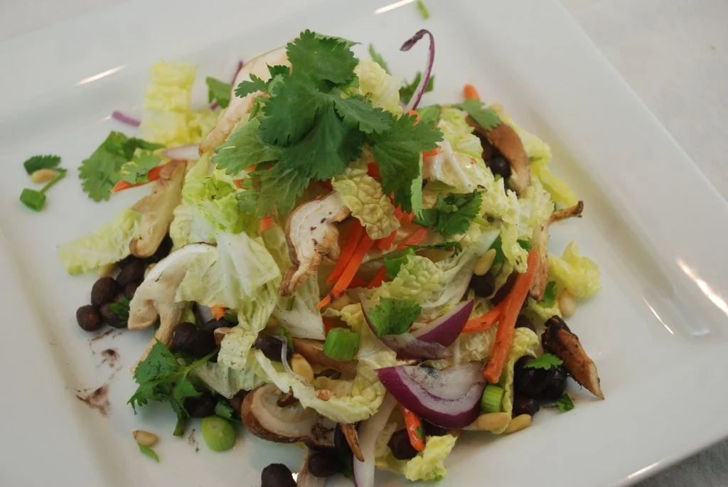 ASIAN SHIITAKE GLASS NOODLE SALAD