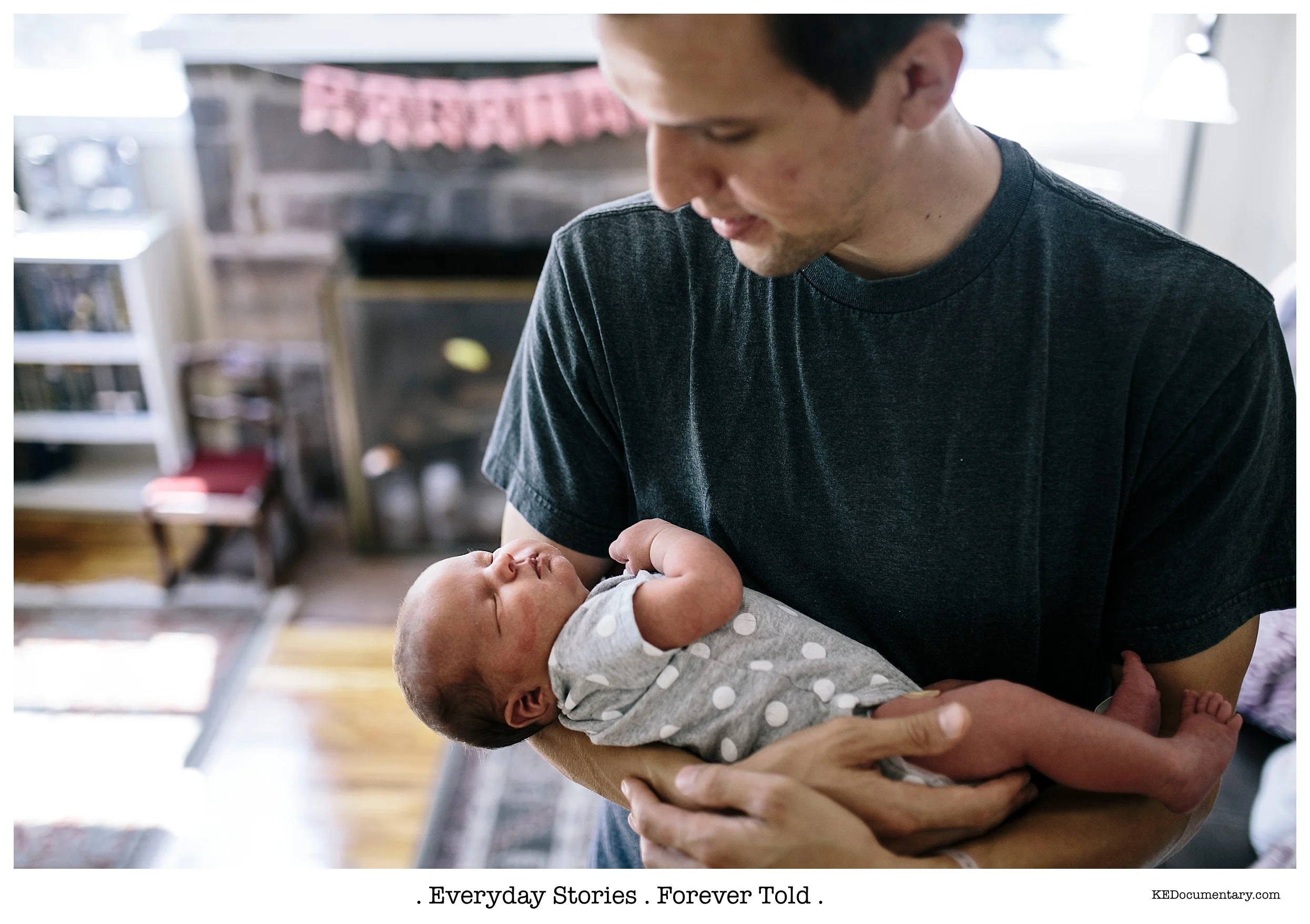 in home newborn session