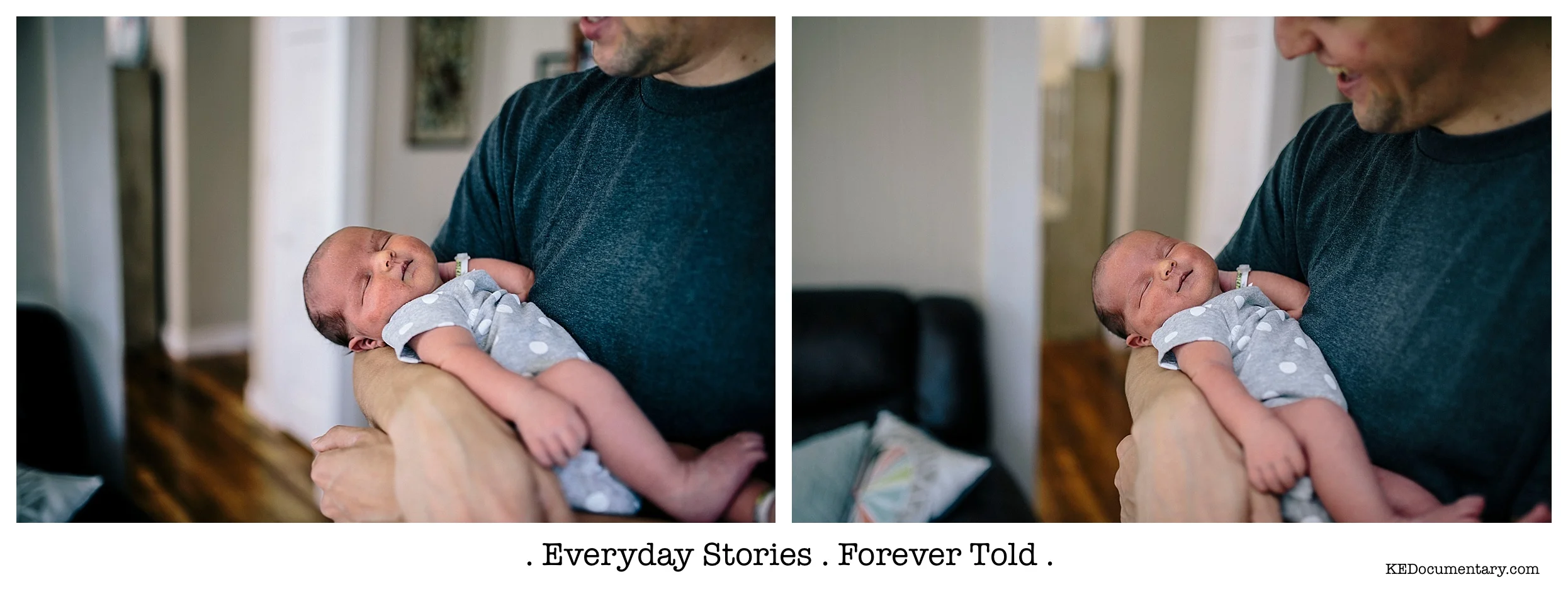 lifestyle newborn session in Dallas