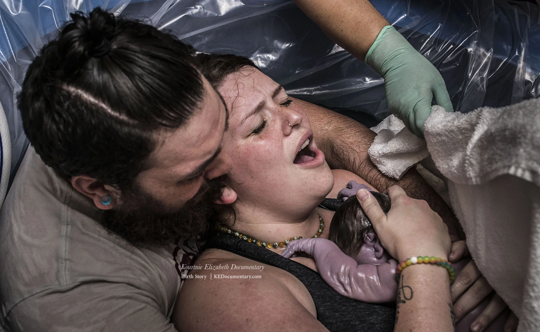 first reaction to baby