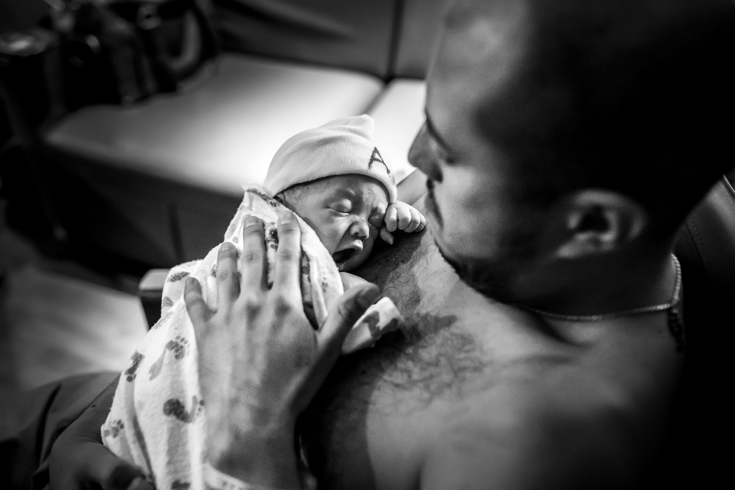 skin to skin with dad