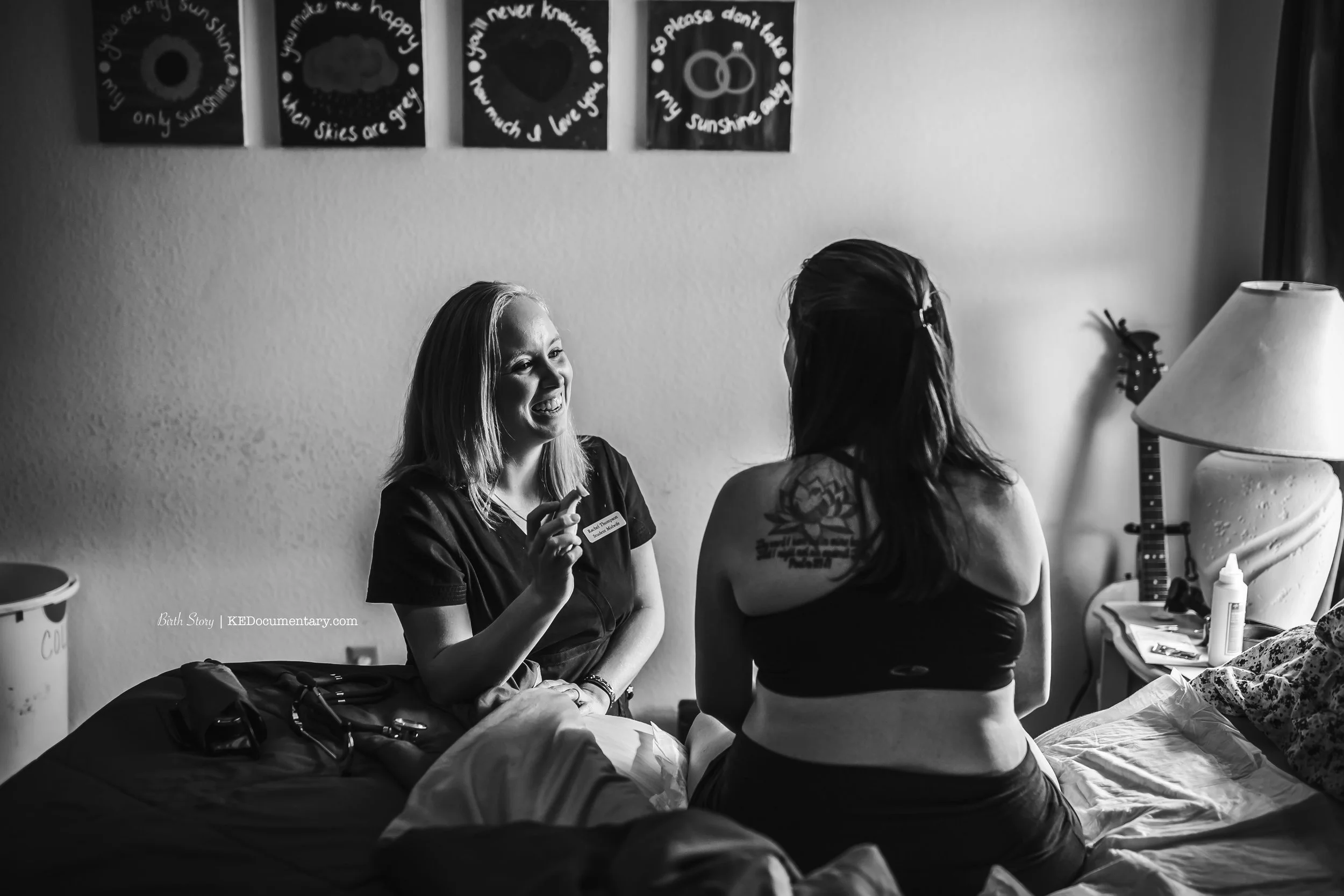 midwife at home birth