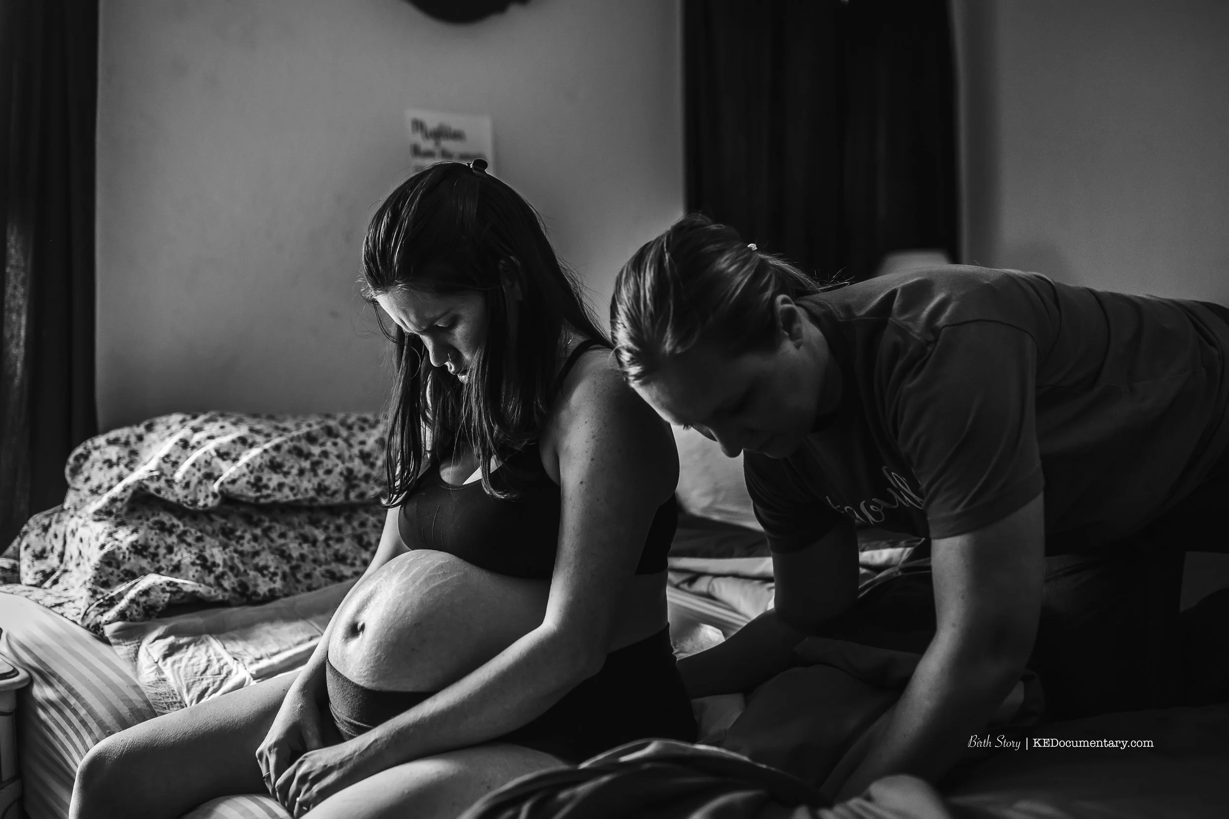 doula support mom at birth