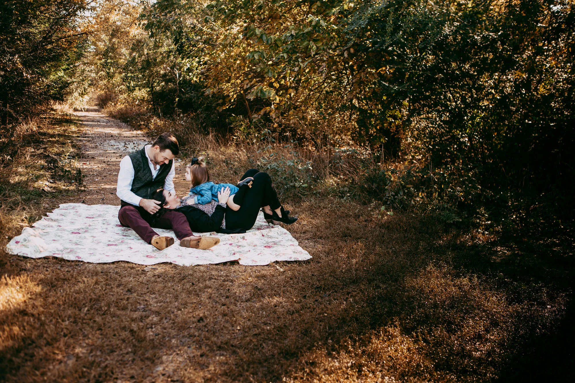 Plano Lifestyle Fall Family Photography Session in Park on November 4th 2018