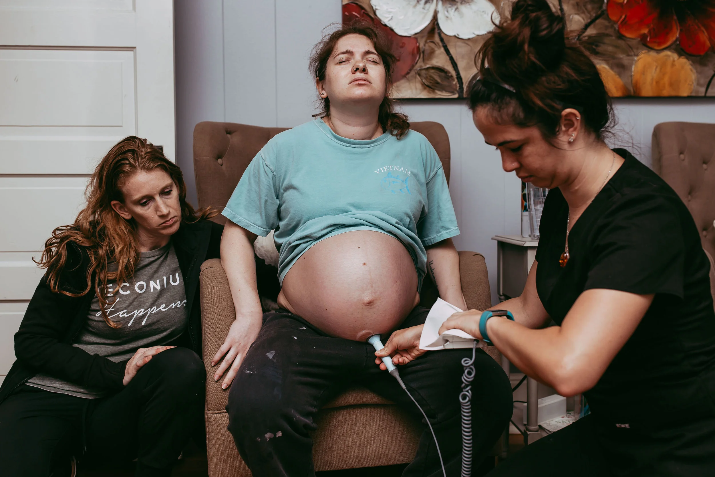 The Birth Story of Beck Marie | Allen Birth Center | Birth Photogragher