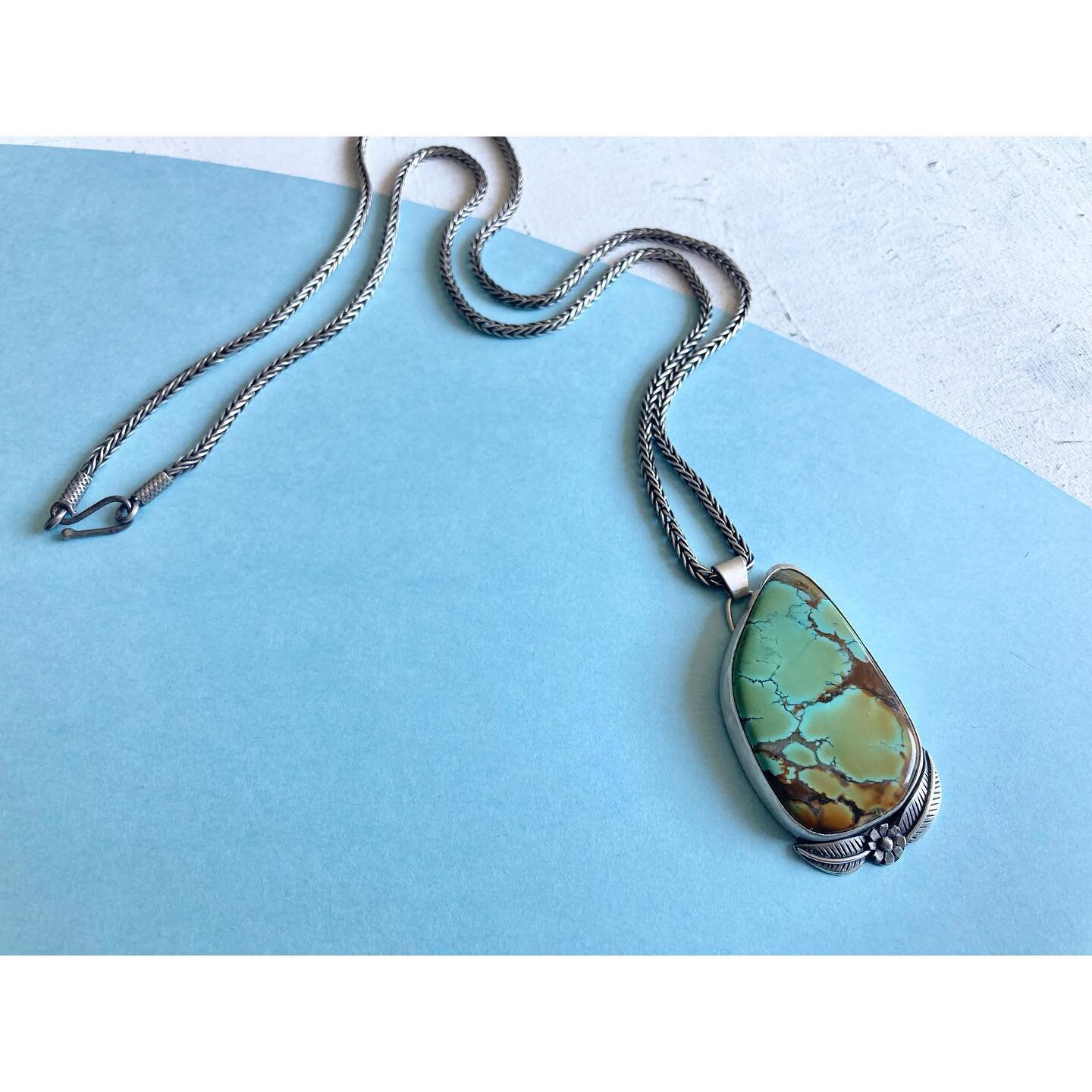 Custom turquoise pendant.