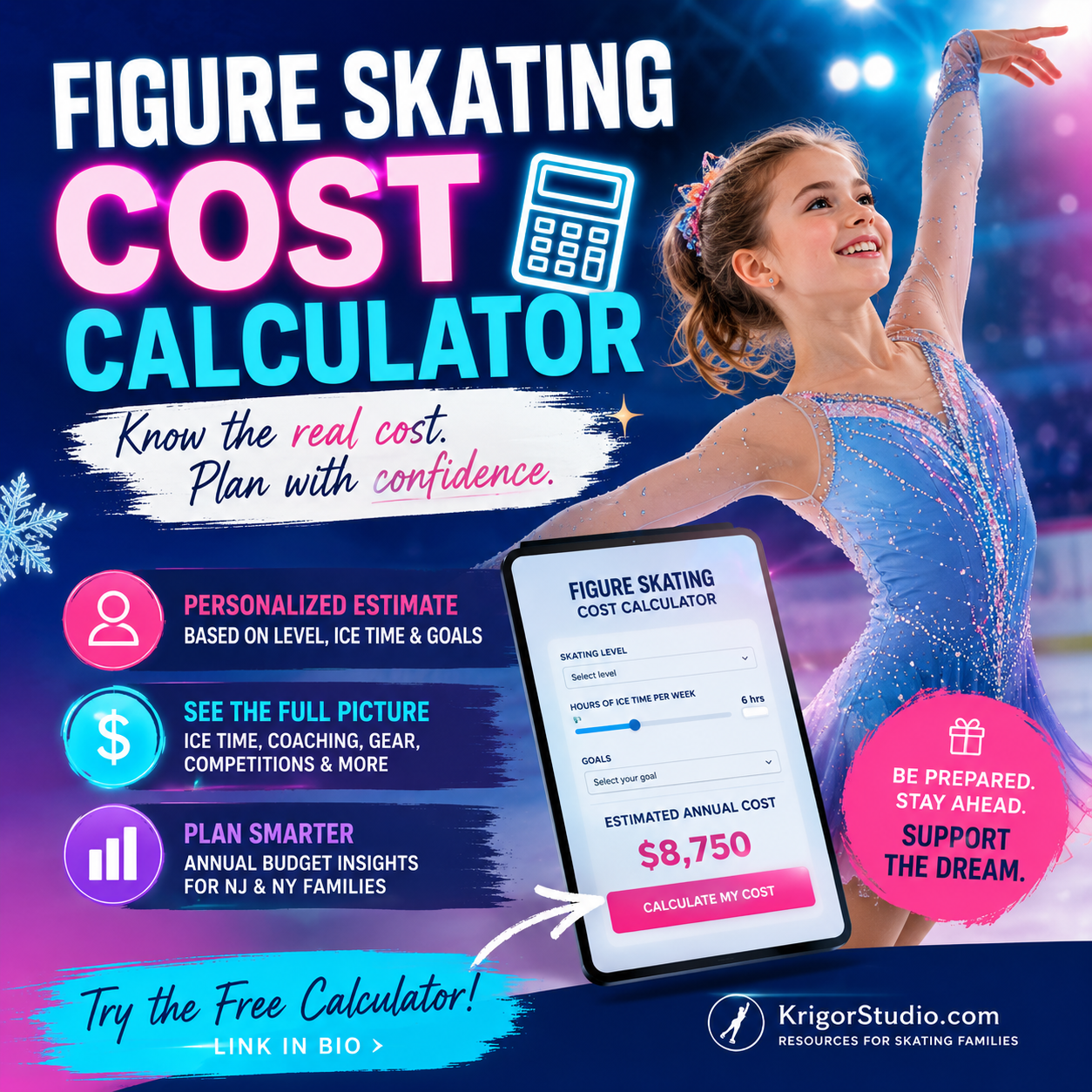 Figure Skating Cost Breakdown: What NJ Parents Actually Pay (2026)