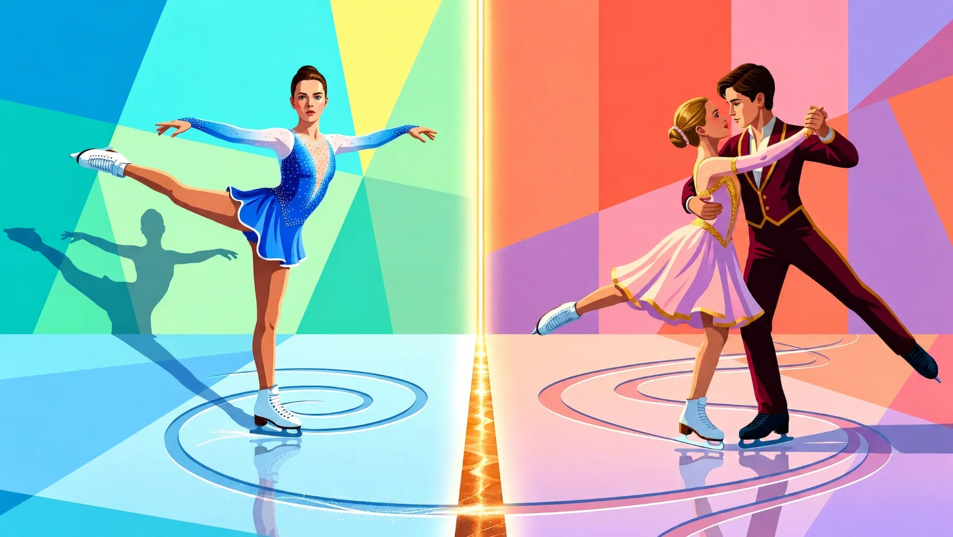 Singles vs Ice Dance