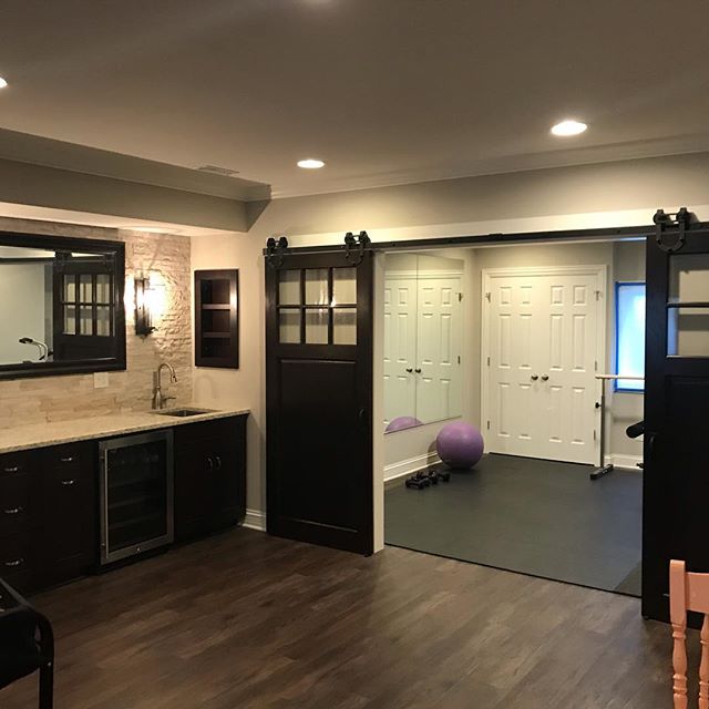 Visited a recent basement remodel!