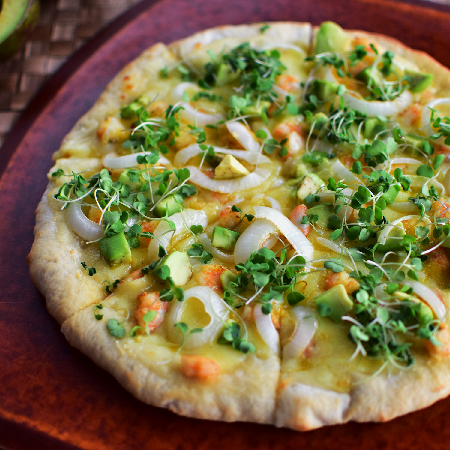 Gamberetto Avocado Pizza from Vikings Mall of Asia