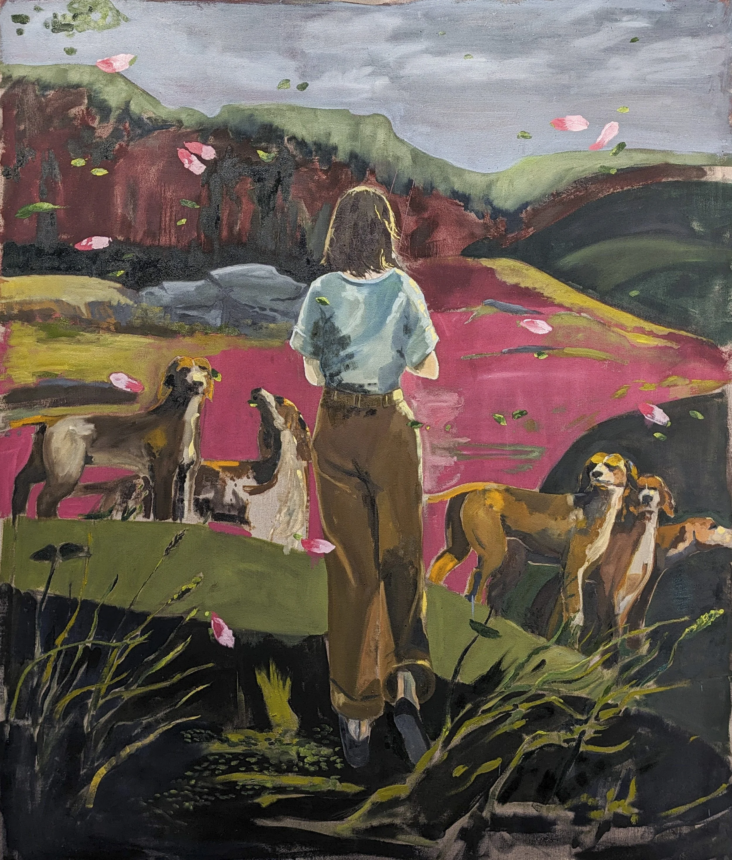 Already The Magnolia's Petals Are Falling