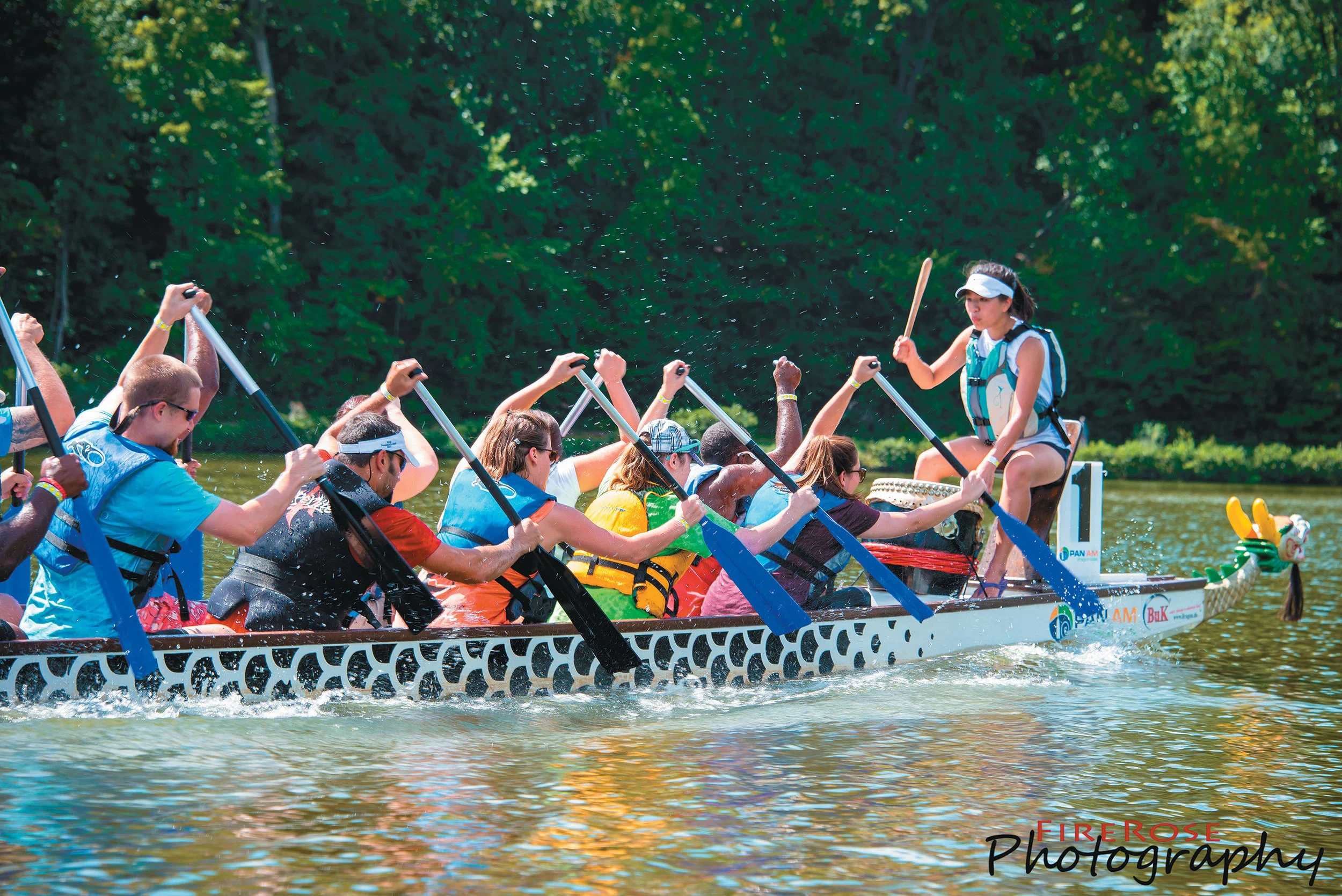 asian focus nc hosts the dragon boat festival each year at koka booth amphitheatre in Cary