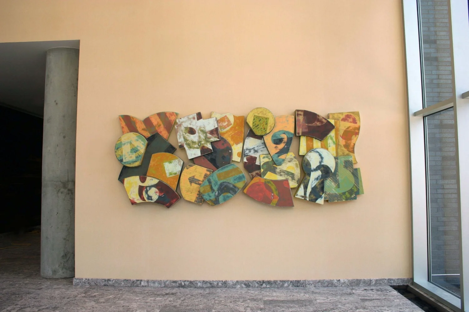 Junk Blues 50" x 144" x 5" aluminum, enamel, varnish SoNo East, Chicago, IL