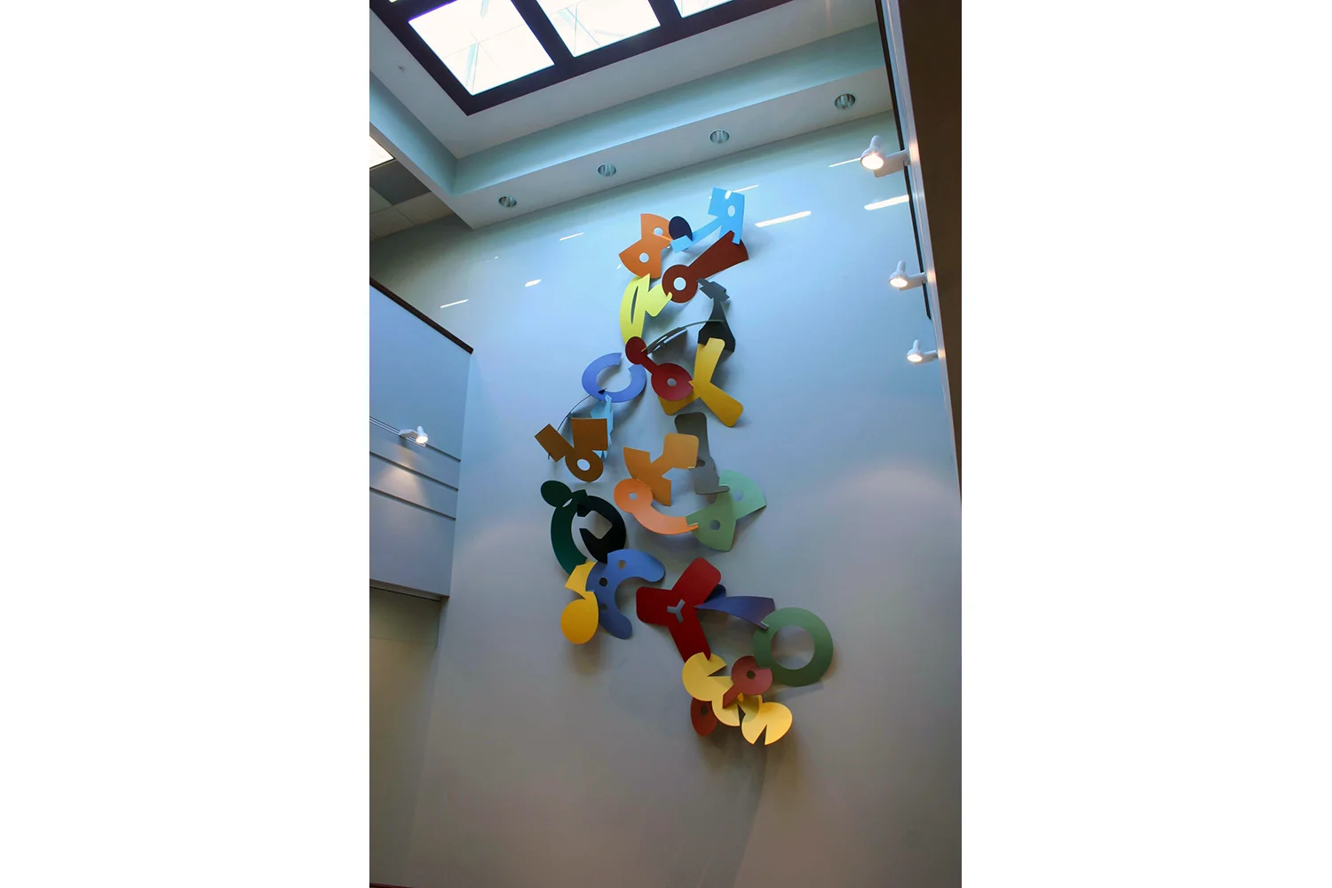 Highway to the Sky 20' x 8' x 1' aluminum, enamel, varnish Century Fence, Pewaukee, WI