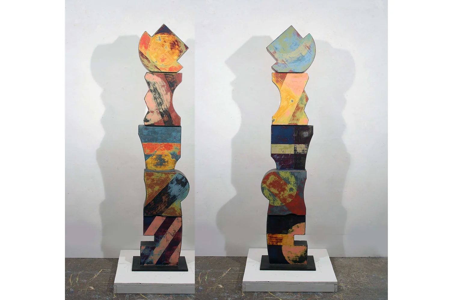 Night Flight  66" x 15" x 10"  steel, enamel, varnish  private collection, California