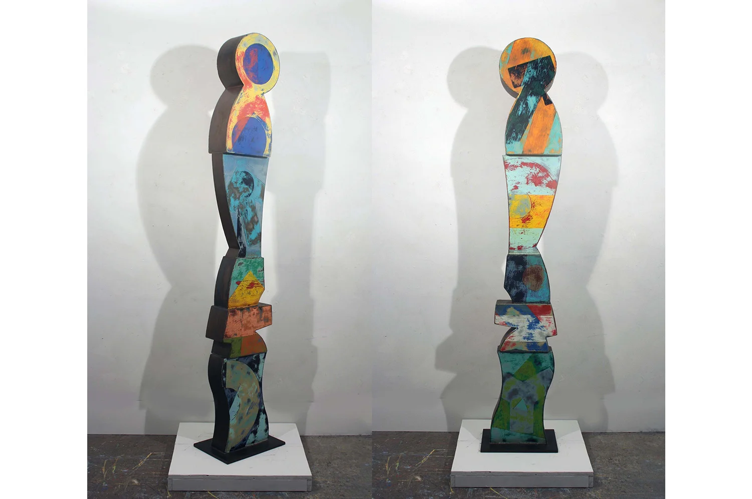 La Valse  74" x 14" x 10"  steel, enamel, varnish  private collection, New York