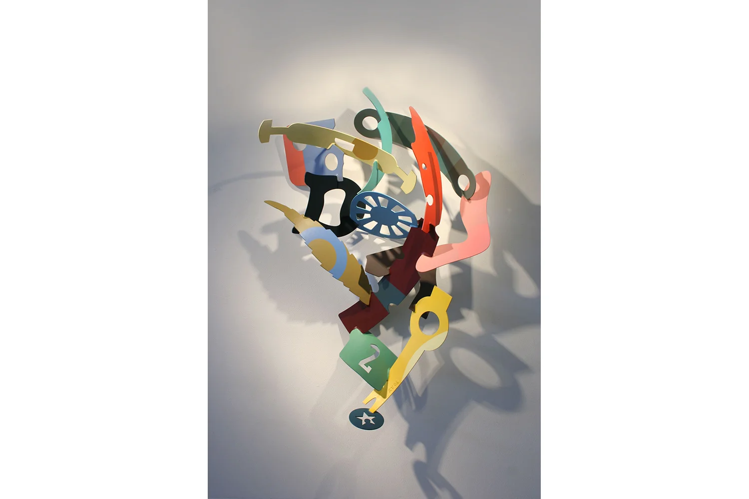 Hope: To Use the Gifts of the Angels 68" x 47" x 13" aluminum, enamel, varnish University of Wisconsin - Green Bay