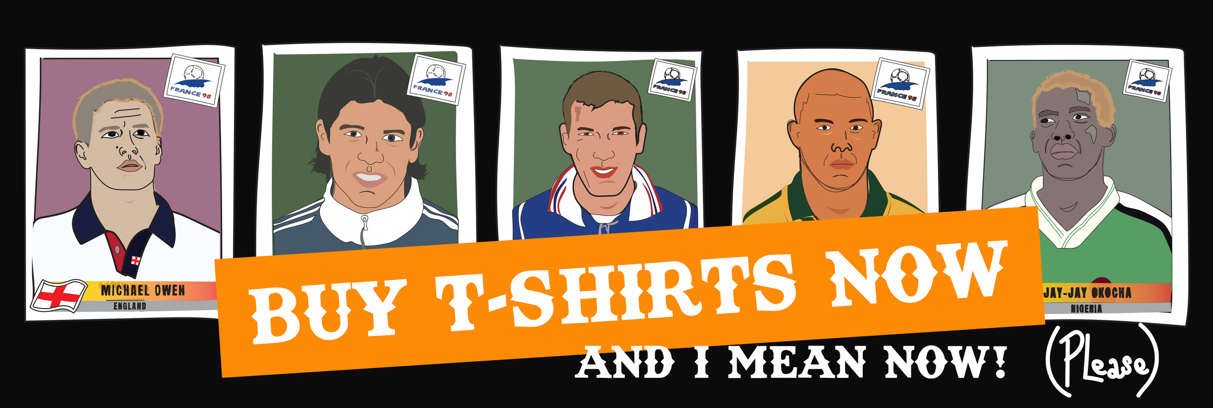 Buy my Footy Tees Now!