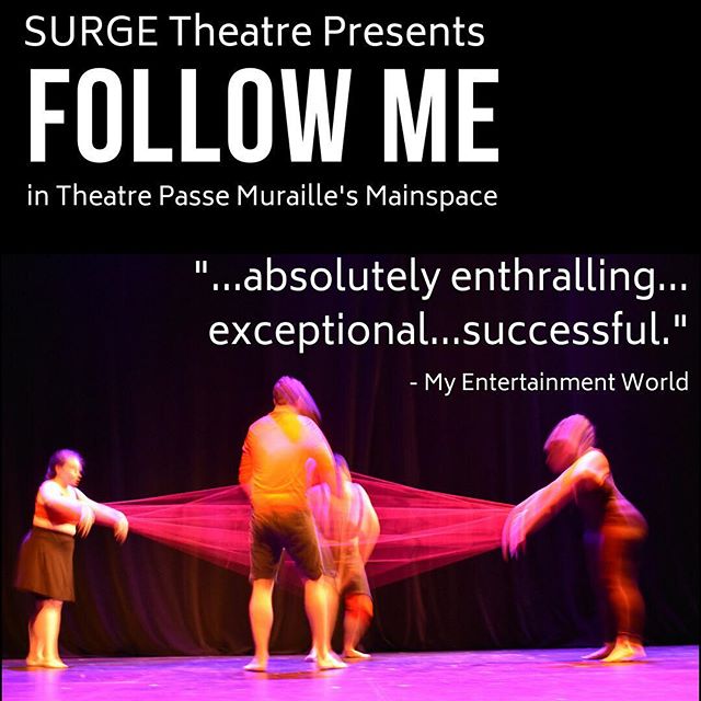 Thank you to @myentworld for such a lovely and thoughtful review!
Be sure to catch FOLLOW ME tonight at 5:45PM @beyondwallstpm as part of @toronto_fringe
Stay afterwards to say hi and grad a drink at POSTSCRIPT!
#FringeTO #PSpatio #theaTO #FollowMe2018 #performance #theatre #devisedcreation #devisedtheatre #physicaltheatre #summer #criticism #toronto #thesix #the6 #the6ix