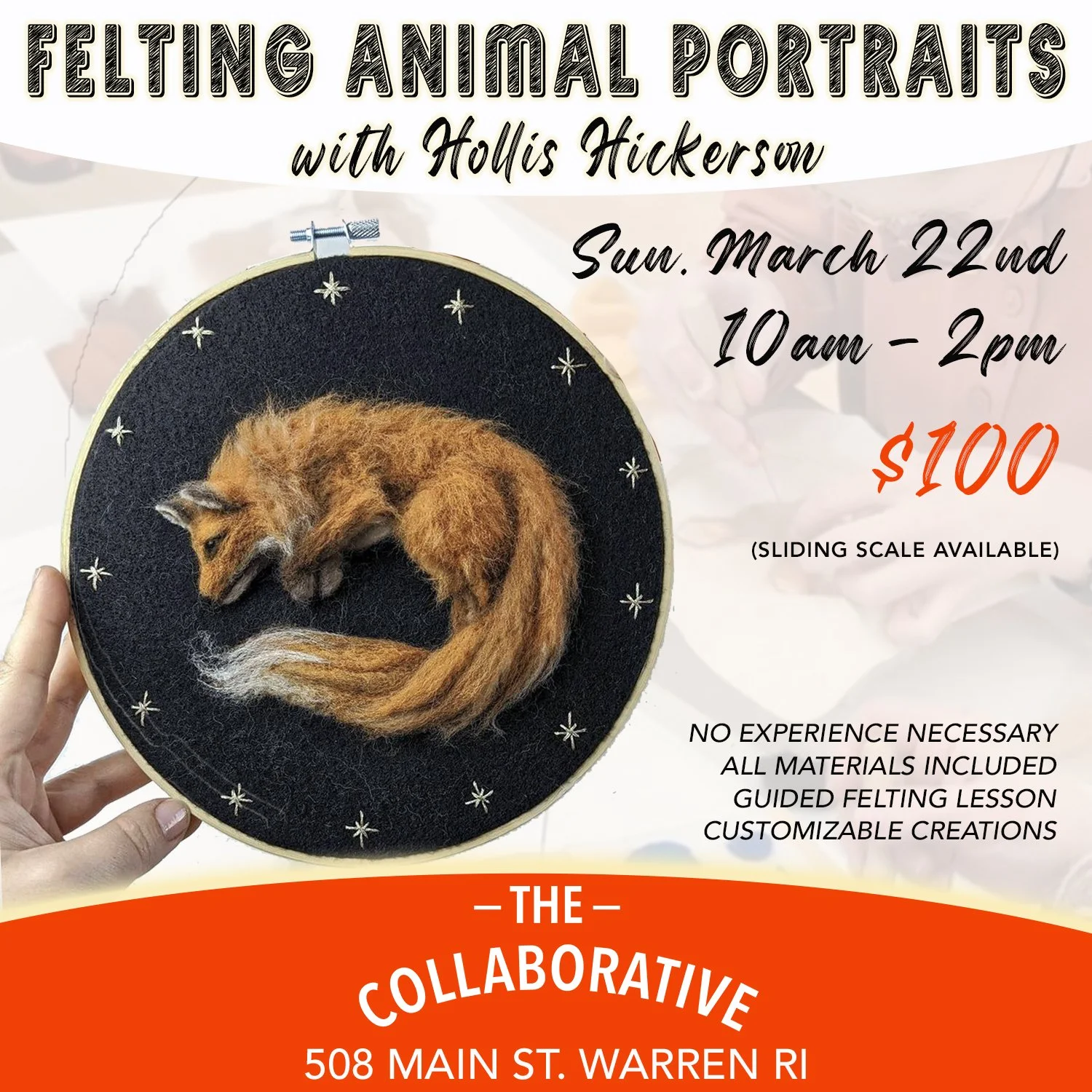 Felting Animal Portraits with Hollis Hickerson