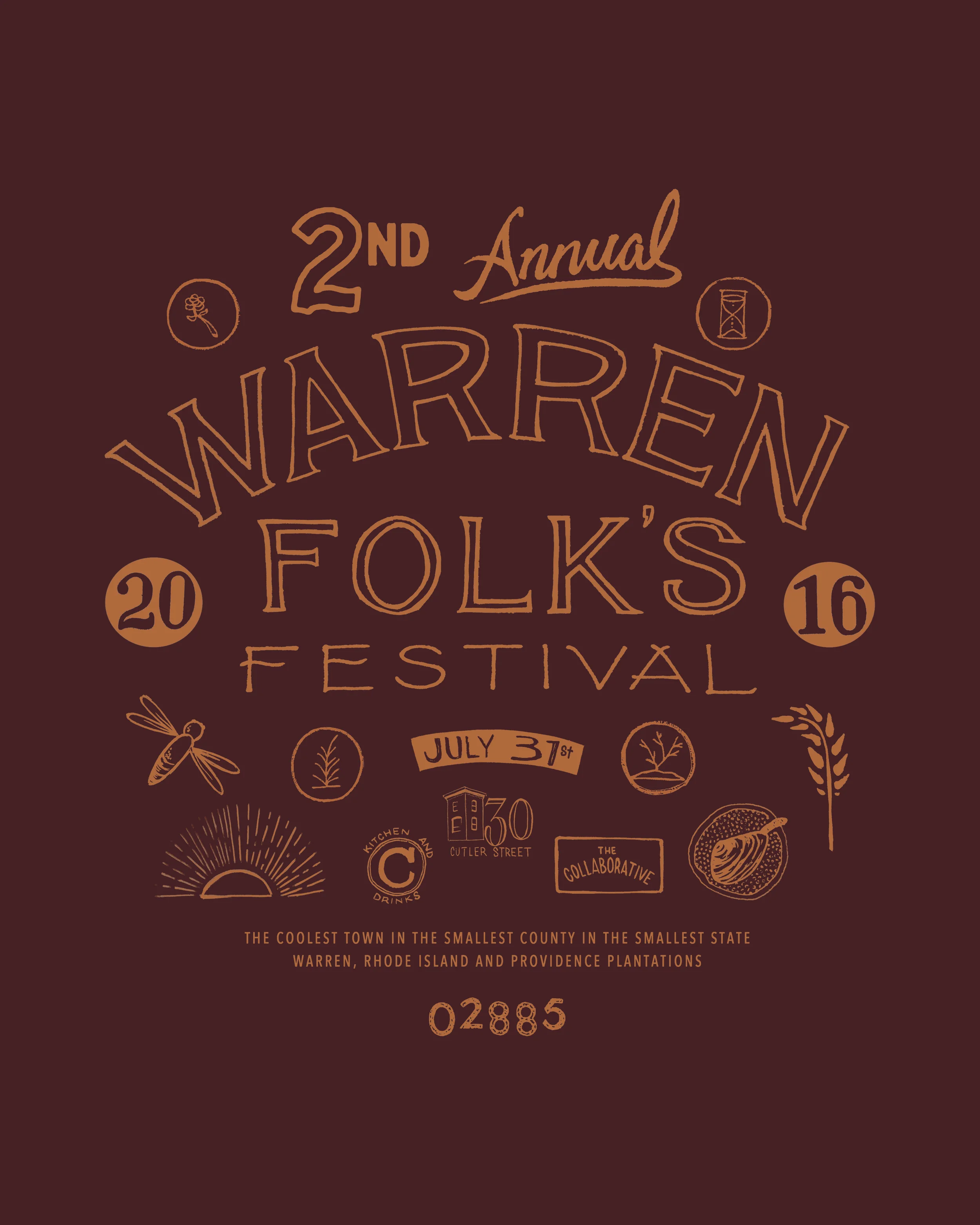 Come Celebrate Warren with The Collaborative, Chomp Kitchen and Drinks, and 30 Cutler Street! Live Mural painting! Watch as members of The Collaborative create a mural on the mill! Live Music! - Man and Wife, John Farone, The Low Cards , Torn Shorts , and a very special performance form Atwater-Donnelly & Vox Hunters ! The Galactic Theater will be there showing short movies! There will be a pig roast and other food. Beverages from Lagunitas Brewing Co., Two Roads Brewing Co., Dogfish Head Brewery, and Down East Cider! An Arts & Craft tent for the little ones! Where: 30 Cutler Street (the lot behind the mill) When: Sunday July 31st, 3pm - 8pm