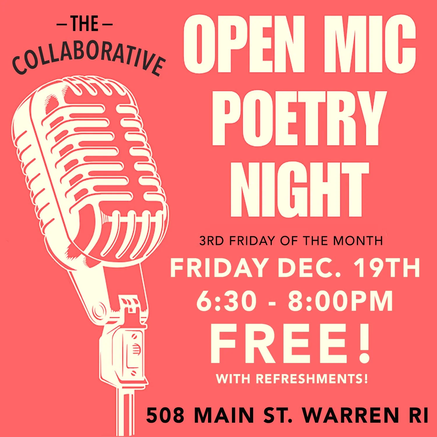 Open Mic Poetry Night