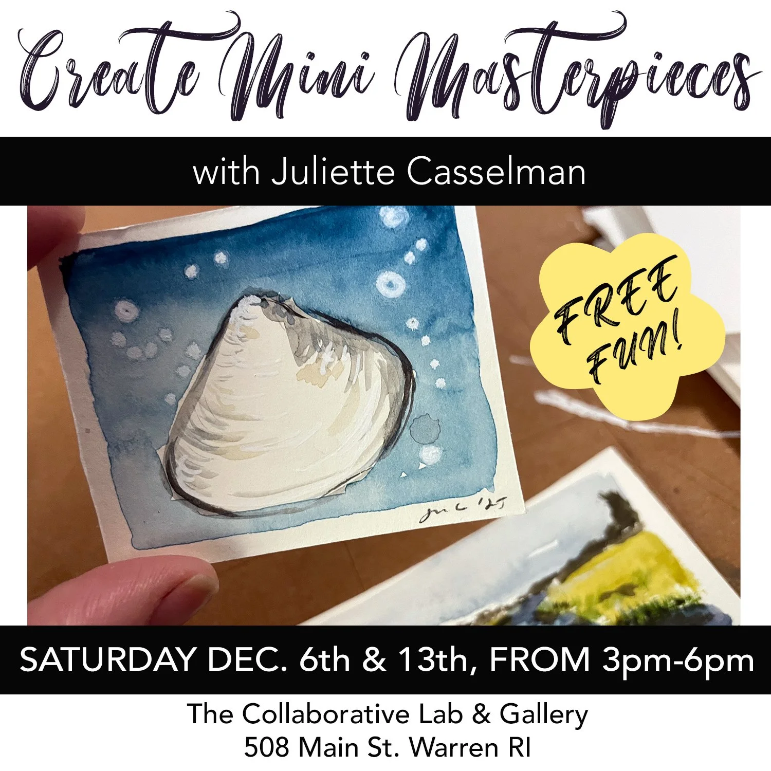Mini Masterpieces with Juliette Casselman 
