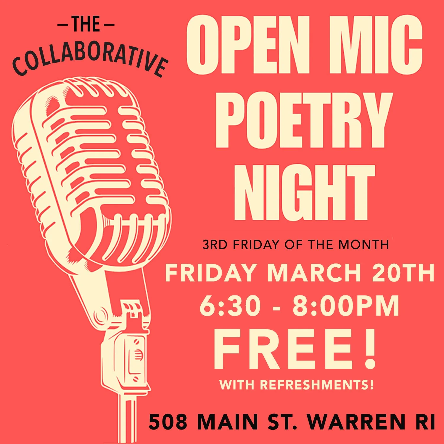 Open Mic Poetry Night 