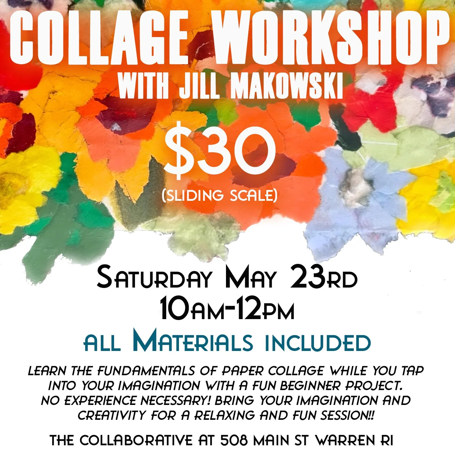 Collage Workshop with Jill Makowski