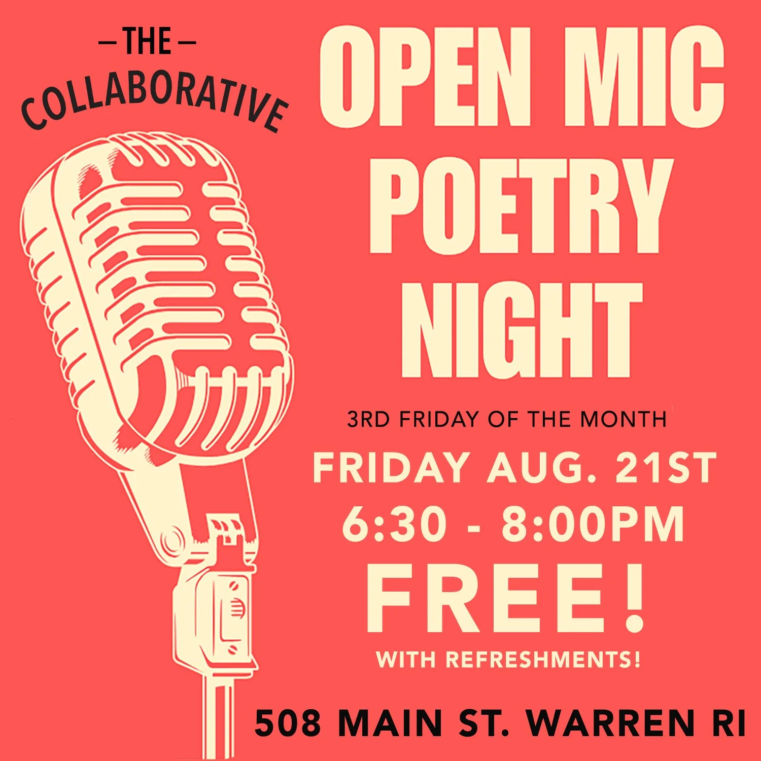 Open Mic Poetry Night 
